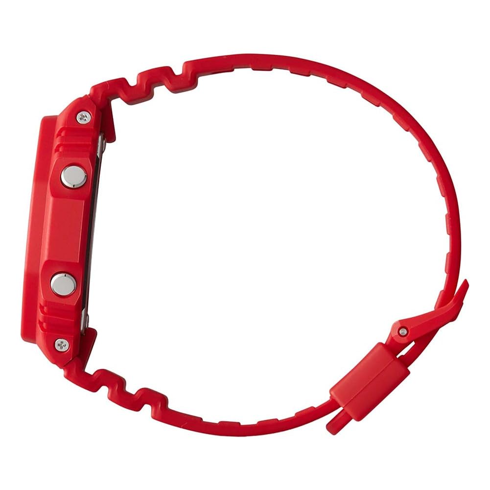 Casio Red Sports Quartz Ships Internationally GA-2100-4A G-SHOCK Men's Analog-Digital Watch,