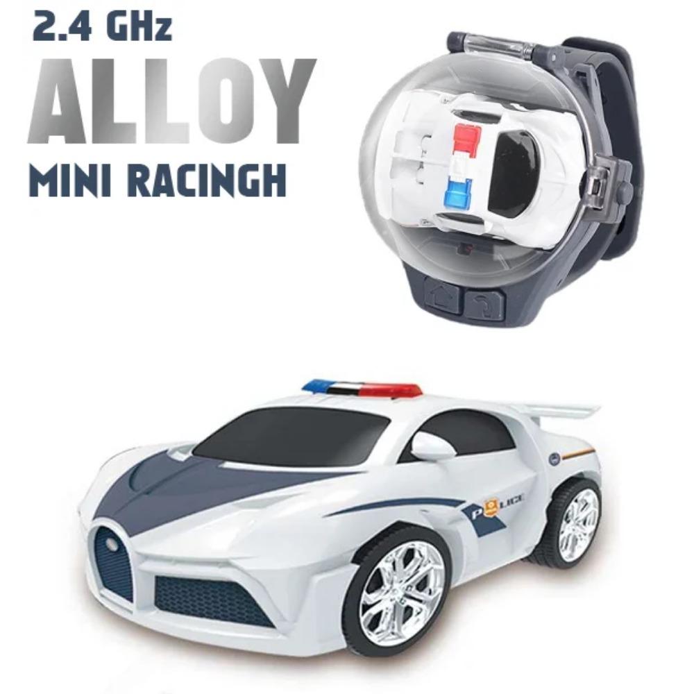 Children's Watch Remote Control Car Electric Alloy Mini Watch Car Parent Child Interaction 2.4G Remote Control Racing Toy Gift