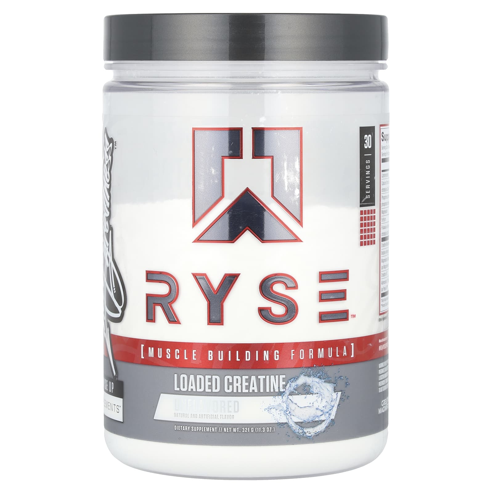 

RYSE, Loaded Creatine, Unflavored, 11.3 oz (321 g)