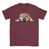 Bulldog Chill Pose English Bulldog T Shirt Adult Vintage Cotton Tshirts Summer Crew Neck Hipster Tees Pattern Plus Size Tops