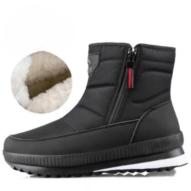 

Чоловічі та жіночі потовщені теплі бавовняні черевики Зима Новинка для людей середнього віку та похилого віку Відпочинок Великі плюшеві снігові черевики 45