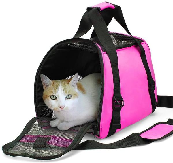 Portable Dog Travel Backpack Breathable Mesh Cat Puppy Shoulder Carrier Bag for Pet Dogs Outdoor Carring Bag