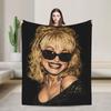 RIP Dolly Parton Blanket Super Soft Cozy Throw Blankets for Sofa 50x60 Inch Multi-size Rug Piece