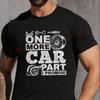 Funny Car Lover Graphic Motorbike Men's Fashion T-shirt Casual Summer Comfortable Short Sleeve Tops