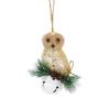 Cartoon Christmas Snowman Boots Pendant Owl Bell Star Exquisite Rudolf Doll Pendant Plush Xmas Tree Hanging Ornament