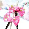 Clip   Children's Wig Hairpin  Children's Pigtail  Bow Hair Clip Color Random