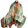 Scarf Women's Large Size Fashion Dream Temperament Simulation Silk Large Shawl Commuter Sunscreen Light Luxury Silk Scarf Yourou Gauze