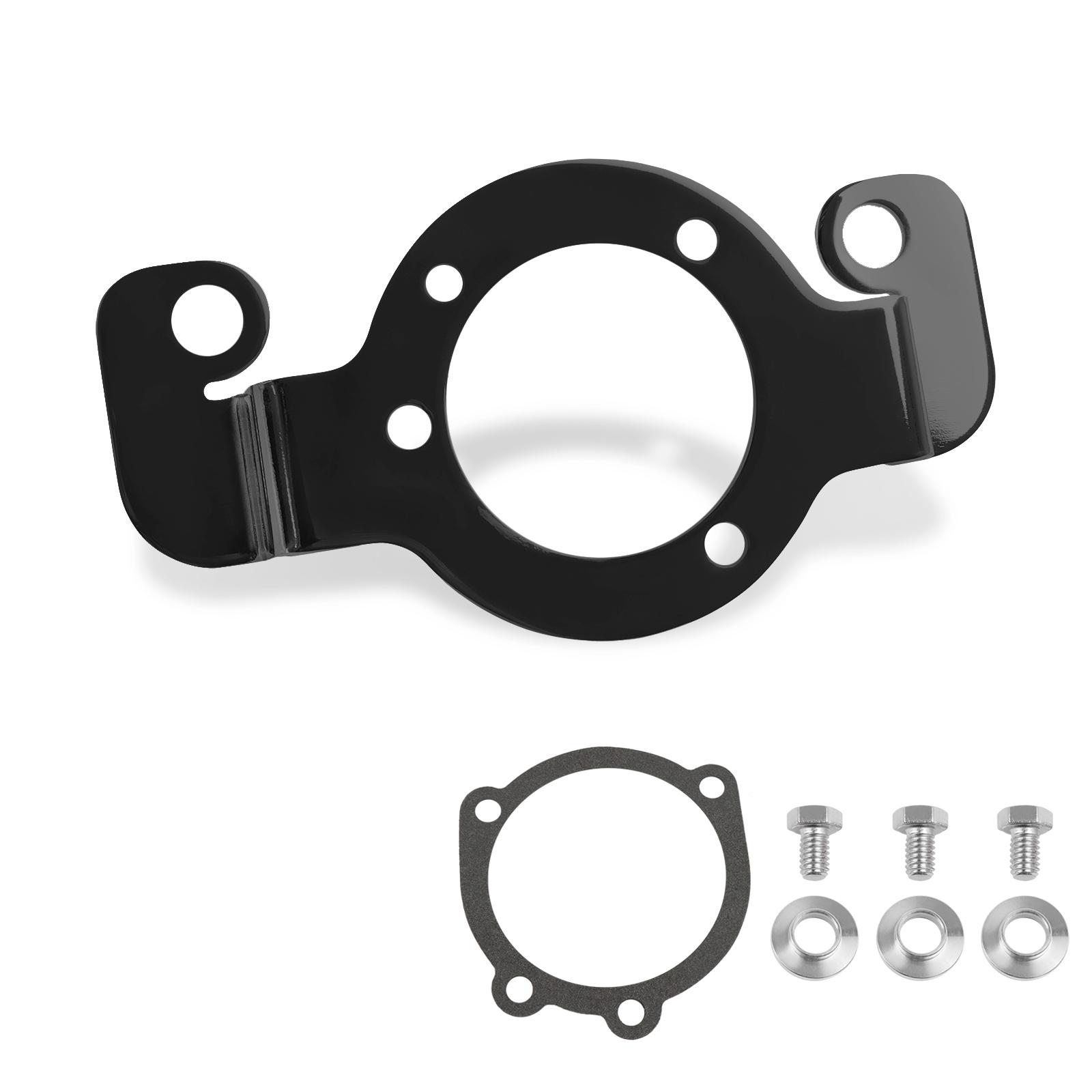 

Совместимо с Harley Sportster XL883 XL1200C 48 72 XL1200 Low EFI очиститель воздушного фильтра опорный кронштейн впускной фильтр системы комплект чёрный