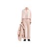 Armani Exchange Stand Collar Zipper Solid Color Long Sleeve Cotton Jacket Women Jackets Pink 6DYB10-Y19DZ-3424