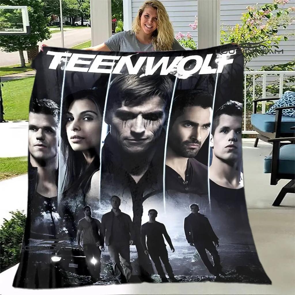 Film Teen Wolf Druckdecke warme Decke Flanschdecke weiche und bequeme Decke Haus Reise Decke Geburtstagsgeschenk