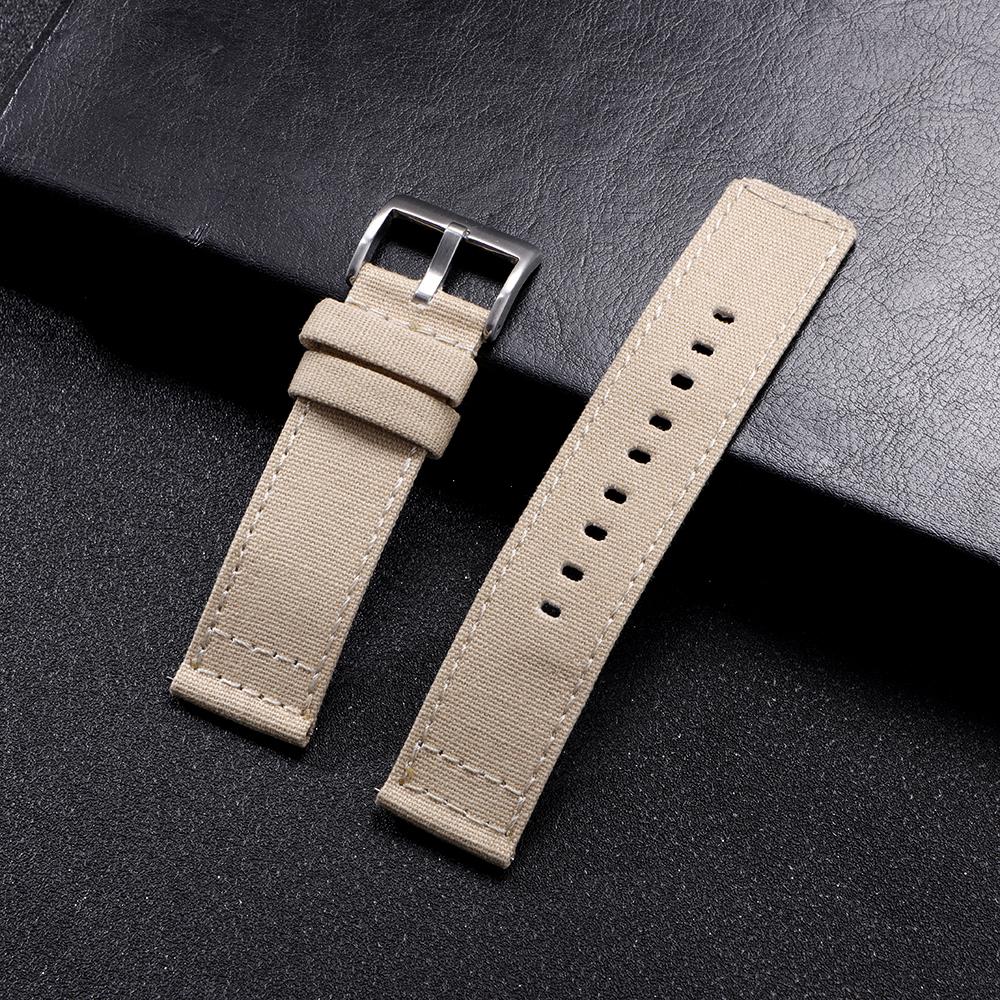 Nylon Canvas Watch Strap for IWC Pilot 20mm 22mm Sport Watchband Strap for Seiko for Rolex Wrist Belt Men and Women Bracelet