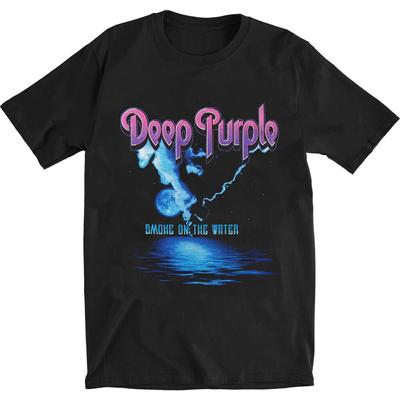 Deep Purple Smoke On The Water Svart unisex T-shirt