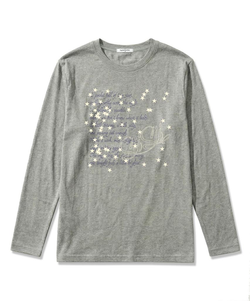 PAGESIISII Random Star Print Standard Fit Long Sleeve [3 Colors]