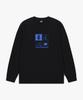 LMC Melting Bear Long Slv Tee Black