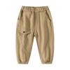 Pantalon décontracté d'extérieur pour voyage d'enfants, pantalon à ceinture élastique taille moyenne, pantalon d'enfants est une salopette douce et confortable pour garçons