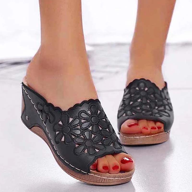 Women Shoes Sandals Summer Wedge Shoes Woman Casual Women's Sandals Slip On Party Zapatos De Mujer Female Footwear