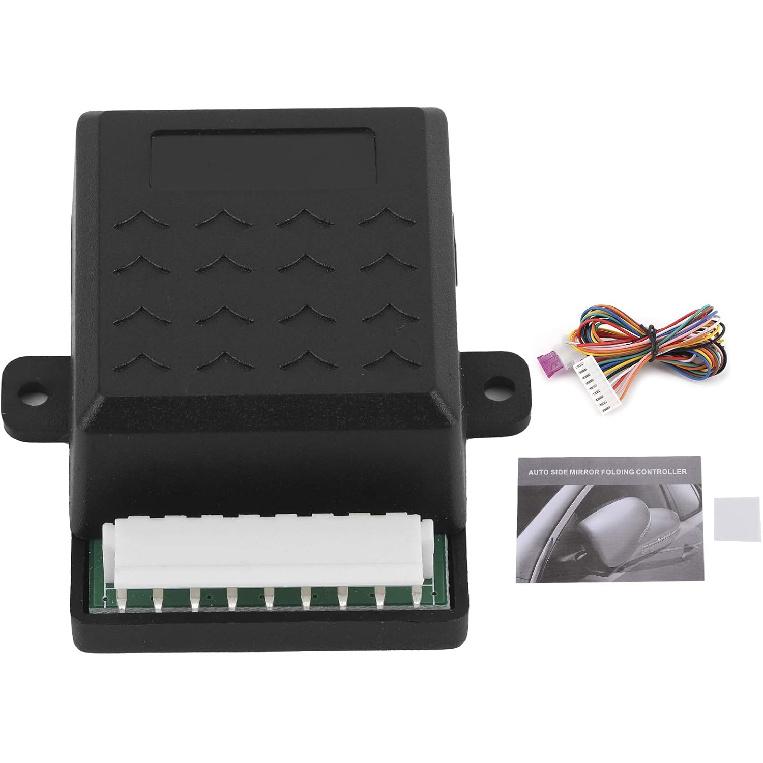 Ymiko Rear View Mirror Folding Module Universal Side Rearview Mirror Auto Fold Unfold Controller Folding Closer Module for 12V Car with Manual Switch