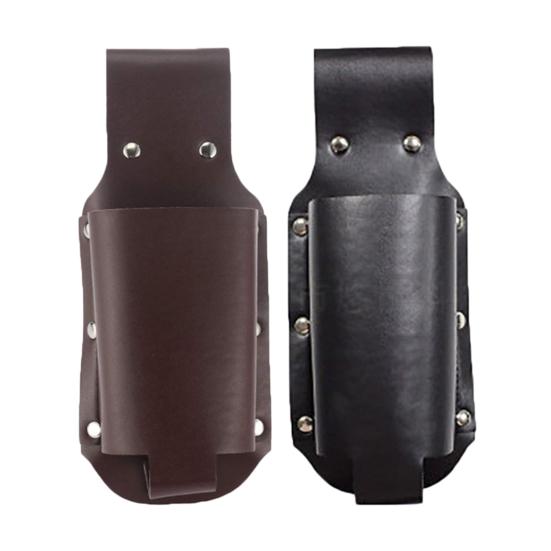 Beer Holster Belt Waist Bag Faux Leather Beer Holder Travel Pouch Soda Beer Bottle Holder for Picnic Beach BBQ Camping