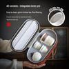 ZISIZ Portable Ceramic Gongfu Tea Set