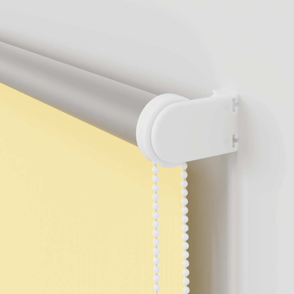 Blackout Roller Blind Yellow 135 X 175 Cm Fabric Width 131.6 Cm Polyester
