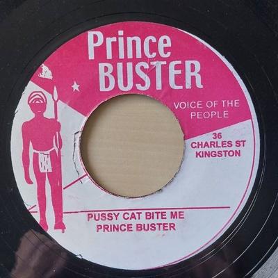 7inch Record PRINCE BUSTER - Pussy Cat Bite Me NONE Prince Buster V Jamaica Reggae, Ska & Dub Used