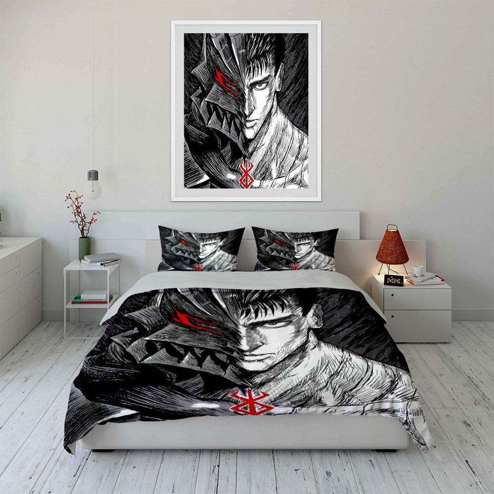 Split-face Design, Man, Armor. Bedding Sets Duvet Cover Sets Duvet Covers Pillowcases(1*Duvet Cover 2*Pillowcases Without Duvet Insert)