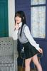 Clearstone Ulzzang Sailor Cosplay Halloween Knit Vest, Women's, Gray X Black