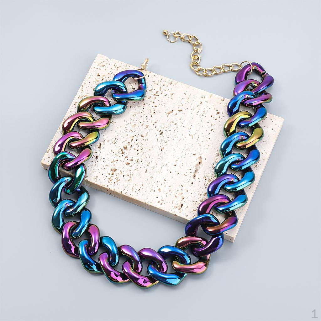 Минималистичный Панк Стиль Мода Ключиц Blue
