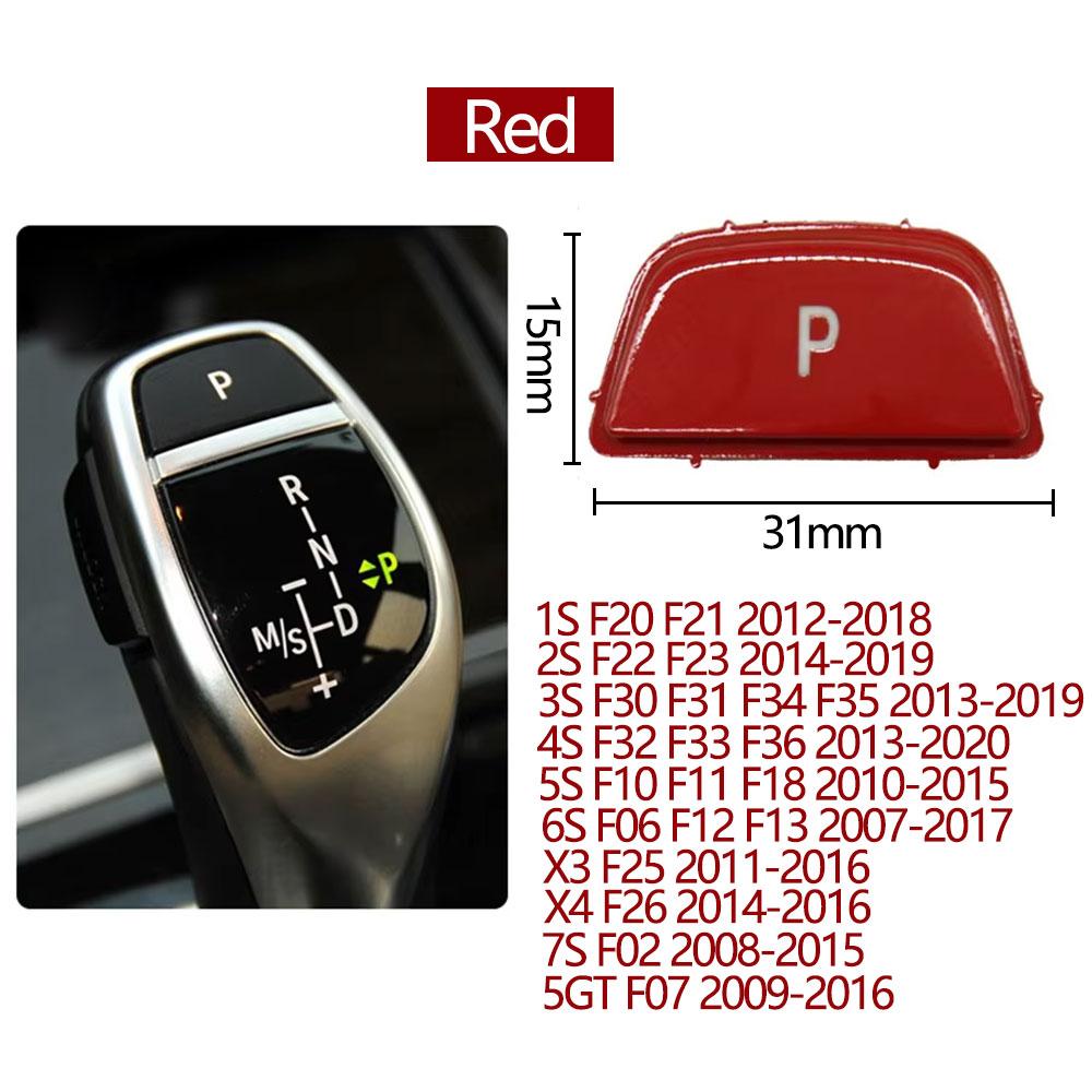 Car Gear Lever Auto Parking Button Letter P Button For Bmw F20 F22 F30 F34 F36 F32 F33 F10 F06 F12 F13 F25 F26 F02 F07 F15 F16