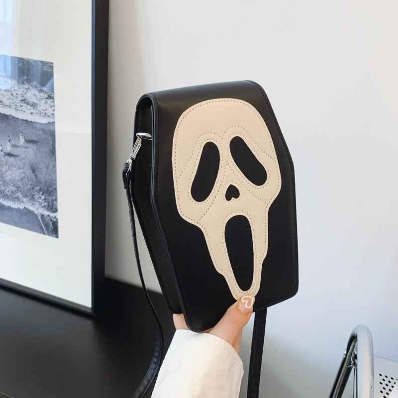 Trendy Black And White Minimalist Sling Bag For Fall Stylish Crossbody Purse For Men And Women