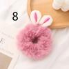 Autumn and Winter Rabbit Ears Fluffy Hair Ring Tied Hair Female Hair Head Rope