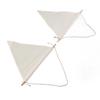 2Pcs Decorative Badge Organizer Wall Hanging Pin Brooch Jewelry Display Banner for Home ShopWood