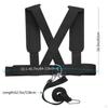 Sled Harness Tire Pulling Adjustable with Reinforced Lock Resistance Training Strap