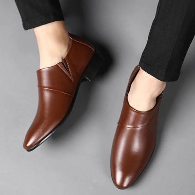 Fashion Leather Casual Business Social Shoe for Men Office Clothing 2024 Style Luxury Designer Party Suit New Official Dress Shoes Man