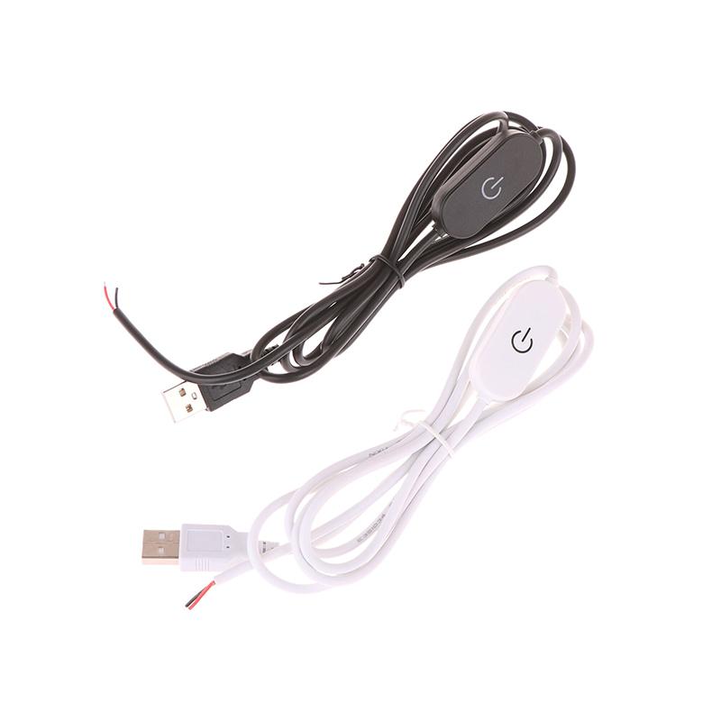 2A 5V Usb Touch Dimming Switch Cable 1.5M Usb 2.0A To 2 Wire Output 5-100% Dimmer Controller
