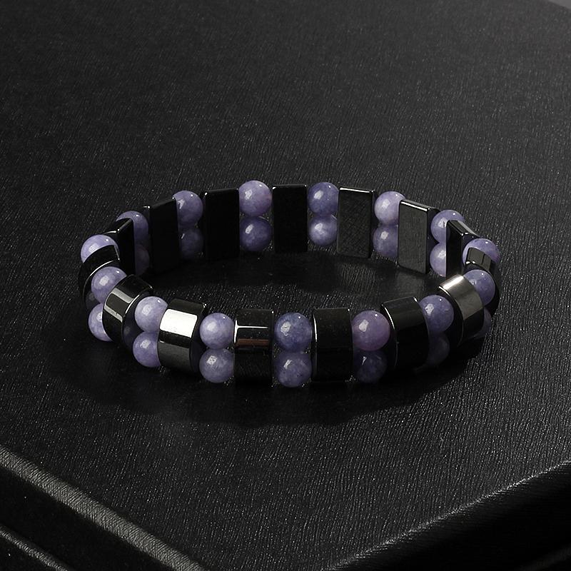 Fashion Wave Hematite Magnetic Bracelet Men Original Beaded Hematite Energy Bracelets for Women Positive Energy Jewelry Pulsera