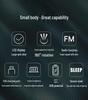 0716 Dual Alarm Clock with Large LED Display, Curved Surface, and Radio Projection