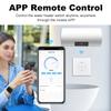 For Tuya WiFi Smart Boiler Switch 40A Water Heater Control Panel with Voice Activation for Alexa and Remote App