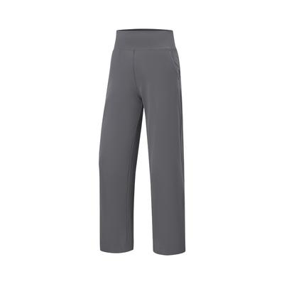 Li Ning Fitness Series Brand Logo Quick-Dry Cool Sports Long Pants Women Bottoms AKYW188-2