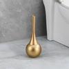 Luxury Retro Gold Toilet Brush Set Replaceable Nylon Soft Bristle Brush Long Handle For WC Bathroom Accessories Cleaning Tools
