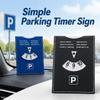 6-Language Version Parking Timer Sign Universal Convenient Parking Tool Simple Parking Timer