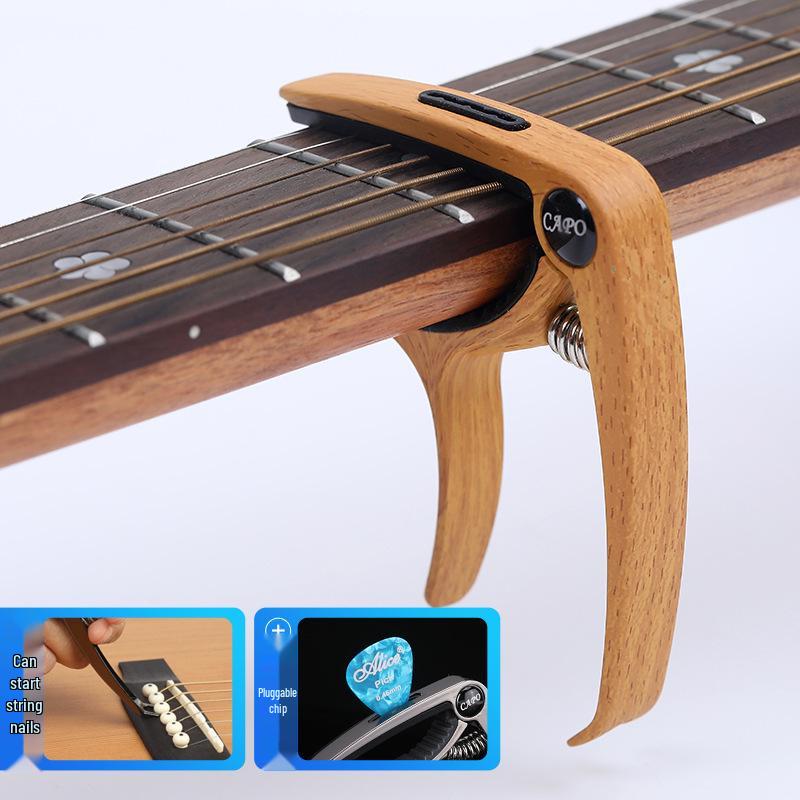 Metal Guitar Capo & Tuner Clip for Acoustic/Electric Guitars & Ukuleles