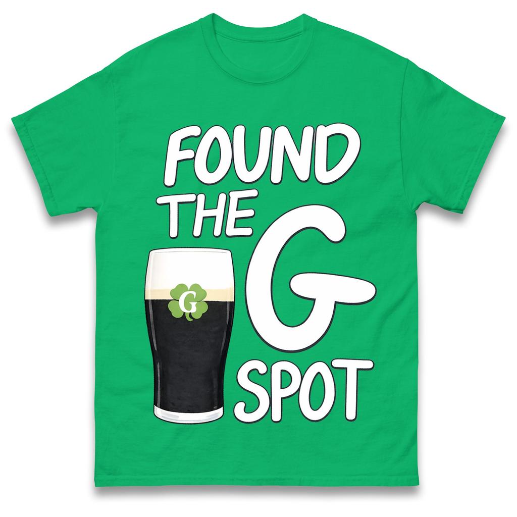 T-shirt Found The G Spot Guinness Maglietta Uomo Donna Unisex Top Magliette