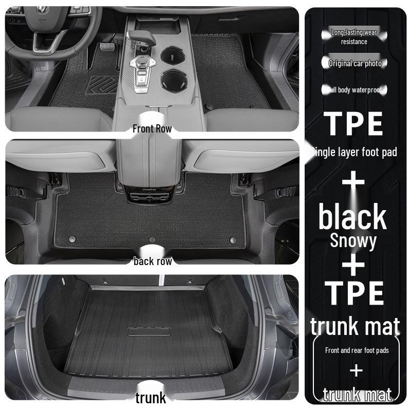 Changan Uni-K 21-24 Dywaniki podłogowe TPE - Pełne pokrycie, Dopasowane na miarę