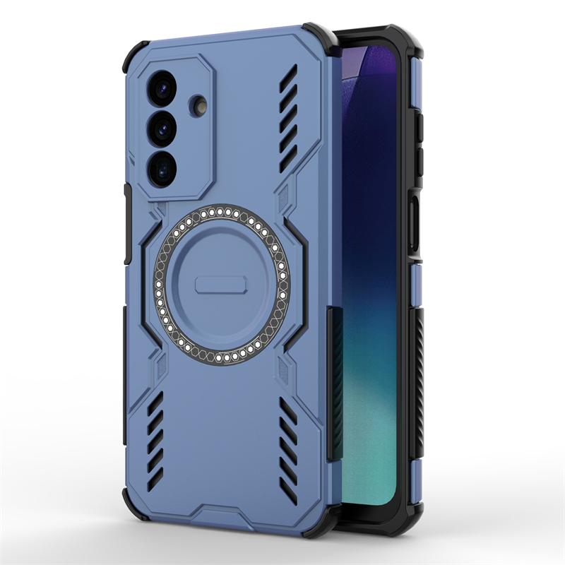 Shockproof Armor Case For Samsung Galaxy A17 Magnetic Adsorption Wireless Charge Cover For Samsung A17 Case For Samsung A17 Case
