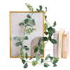 Christmas Garland Wall Hanging With Glittered Leaves And Berries For Holiday Home Decor