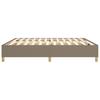 Vidaxl Bed Frame Without Mattress, Taupe, 200X200 Cm, Upholstered