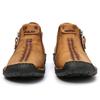 Autumn/Winter Men's Ankle Boots Large Size Zipper Men's Boots Outdoor Casual Hand Sewn Work Clothes Boots