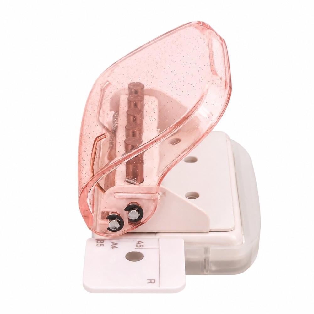Portable Manual Paper Punch ABS Binding Machine Portable Office Hole Punch Scrapbooking