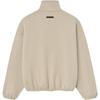 Fear of God Essentials Modern Fleece Bluza Dresowa z Lamówką Timber/Cloud White Męska Odzież Wierzchnia Kremowa 202SP256891F